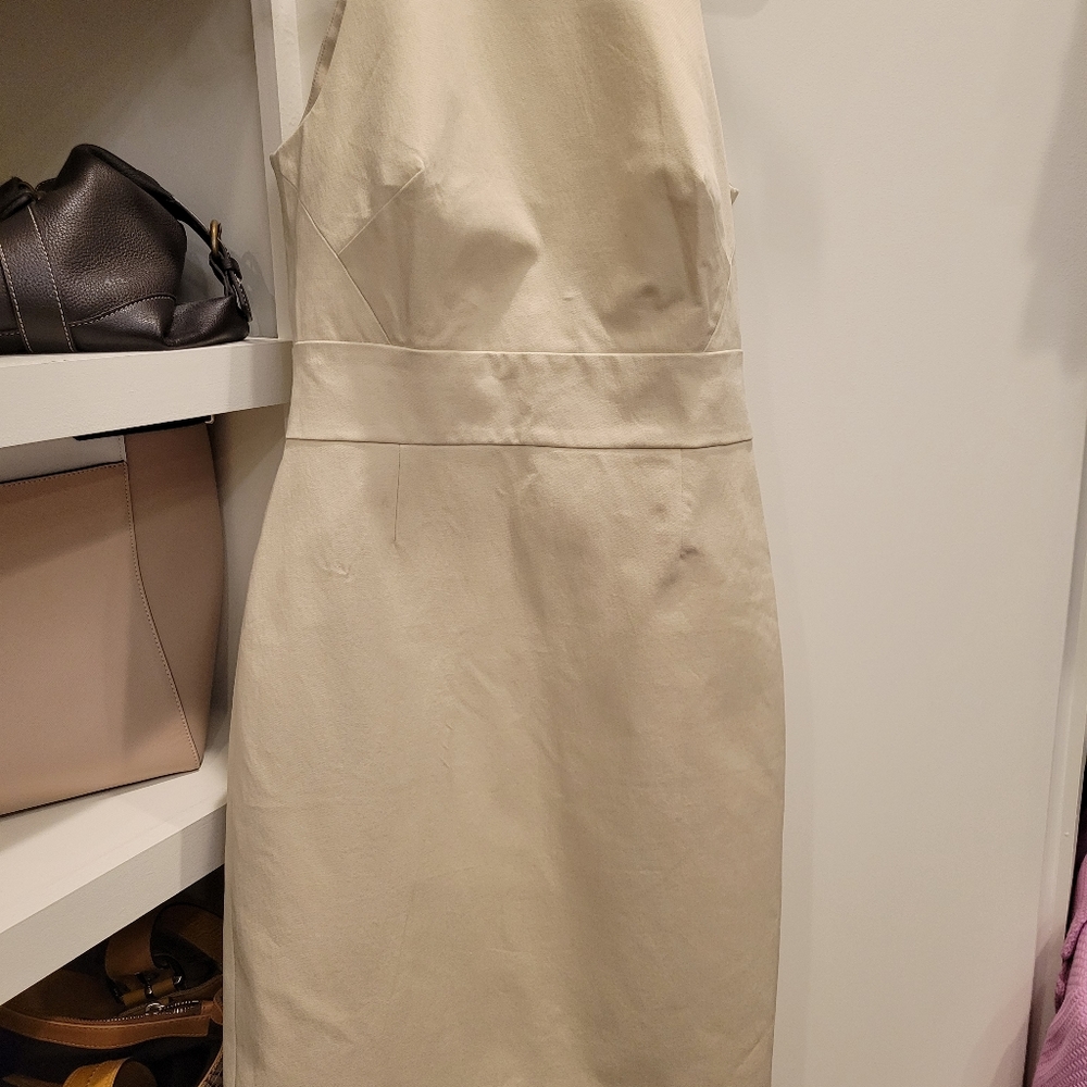 Banana Republic tan dress